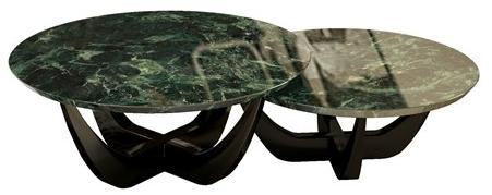 Malabar Круглый мраморный журнальный столик для гостиной sun-id-1370560 - Вид №1