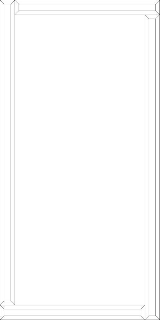 BY 0808 Зеркало с зеркальным обрамлением EVOFORM Style - Вид №1