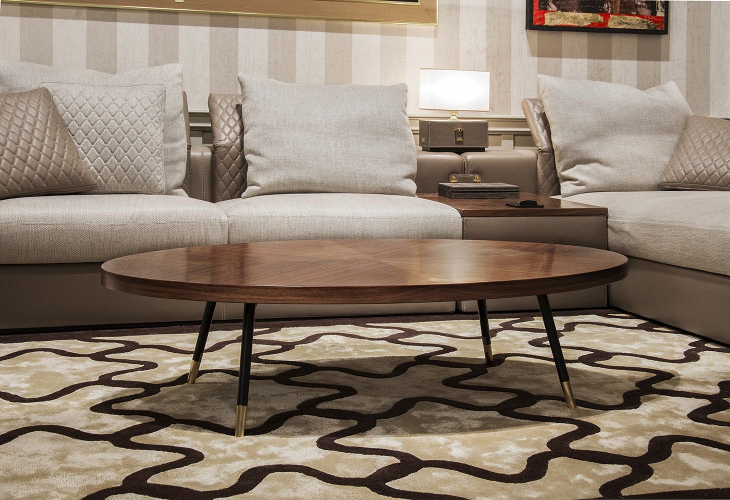 Деревянный овальный журнальный столик Formitalia Glam ARCH-00069700 - Вид №3