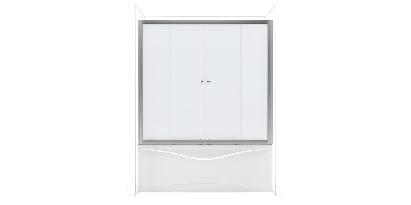 177003 Душевое ограждения на борт вынны Aquanet Россия AQ5 - Вид №3