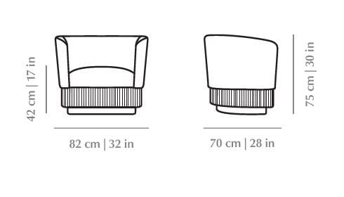 Кресло с подлокотниками DOOQ La Folie ARCH-00028414 - Вид №8