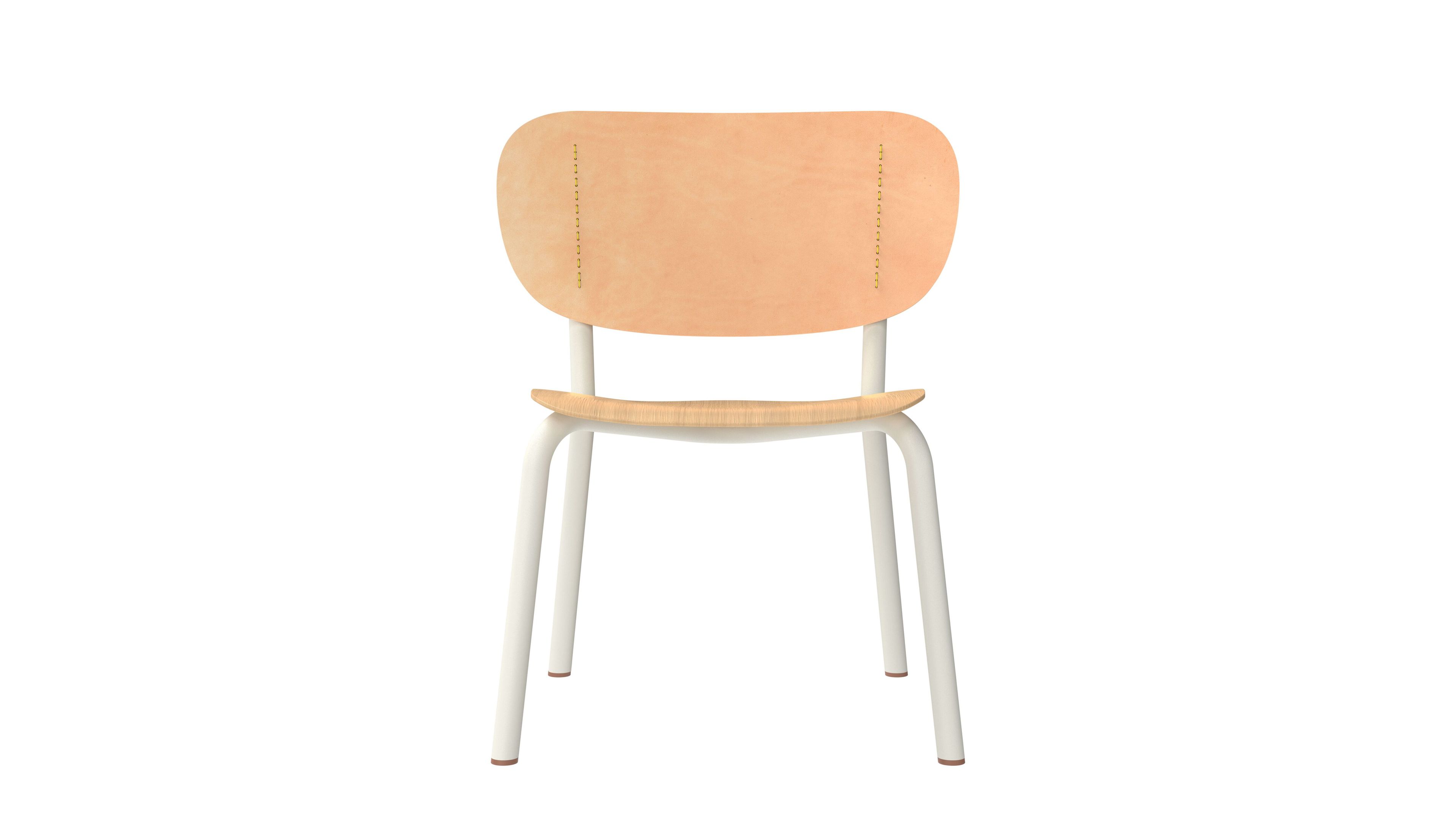 Кожаный и деревянный стул FUNCTIONALS EMIL ROSI ARCH-00147461 - Вид №28