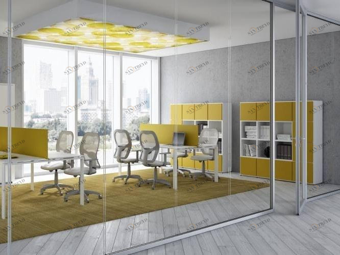 CUF Milano Стеклянная звуконепроницаемая сдвижная стена для офиса Aquarius sun-id-1496905