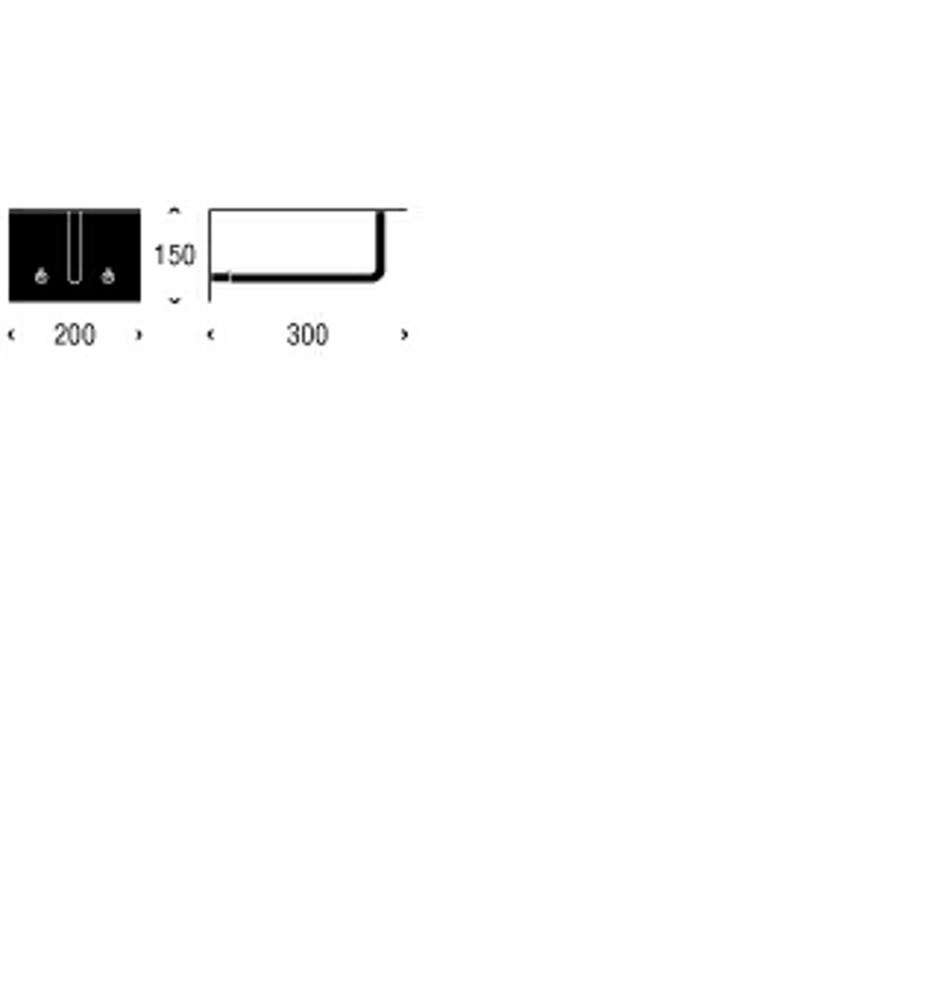 FROST Вешалка для верхней одежды UNU 200 » белая / медь Алюминий / нержавеющая сталь Белый / медь U4016-CW  - Вид №1
