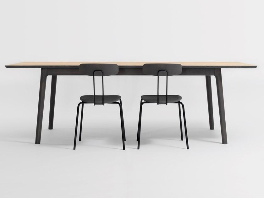 ZEITRAUM Штабелируемый стул из стали и дерева Okito sun-id-1438674 - Вид №5