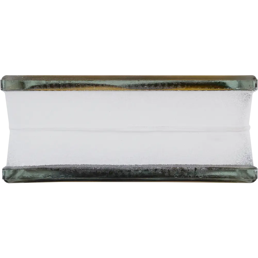 Стеклоблок Волна цвет ярко-бронзовый полуматовый VITRABLOCK STLM-2164735 - Вид №1