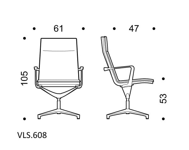 Тканевый поворотный операционный стул ICF Valea ARCH-00143232 - Вид №10