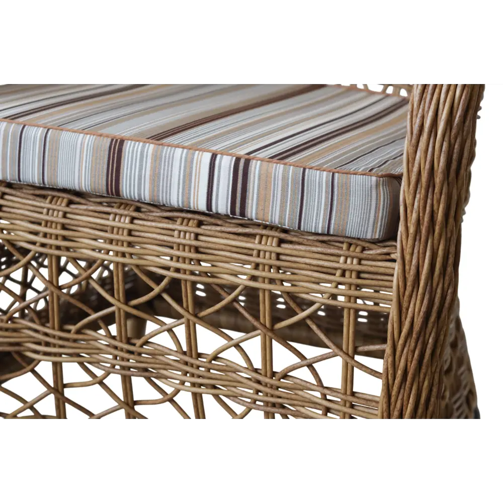 Кресло садовое Dino 63x70x84 см искусственный ротанг натуральный Santreyd STLM-2032599 - Вид №5