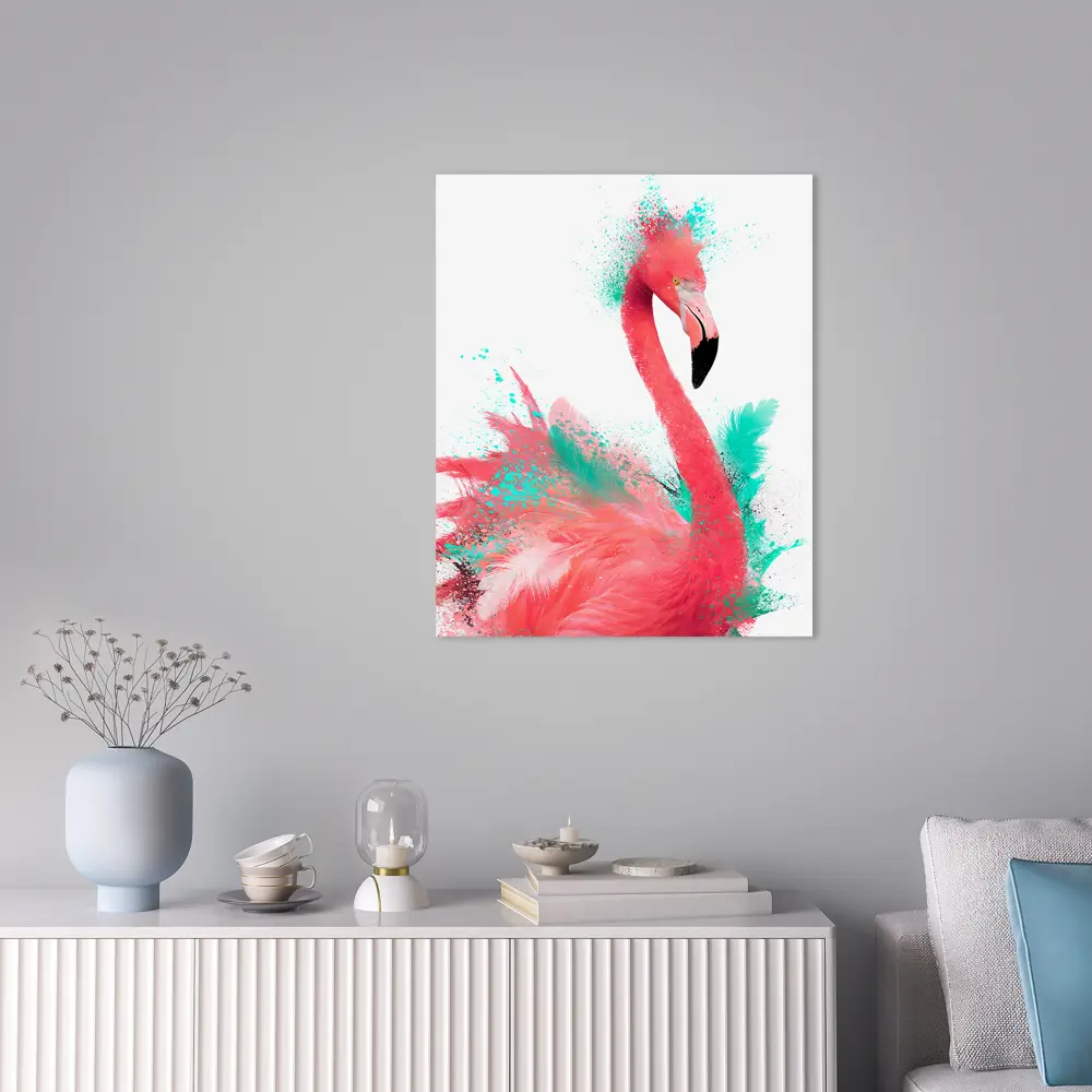 Картина на холсте Розовый фламинго 40х50 см Santreyd STLM-2086779 - Вид №3
