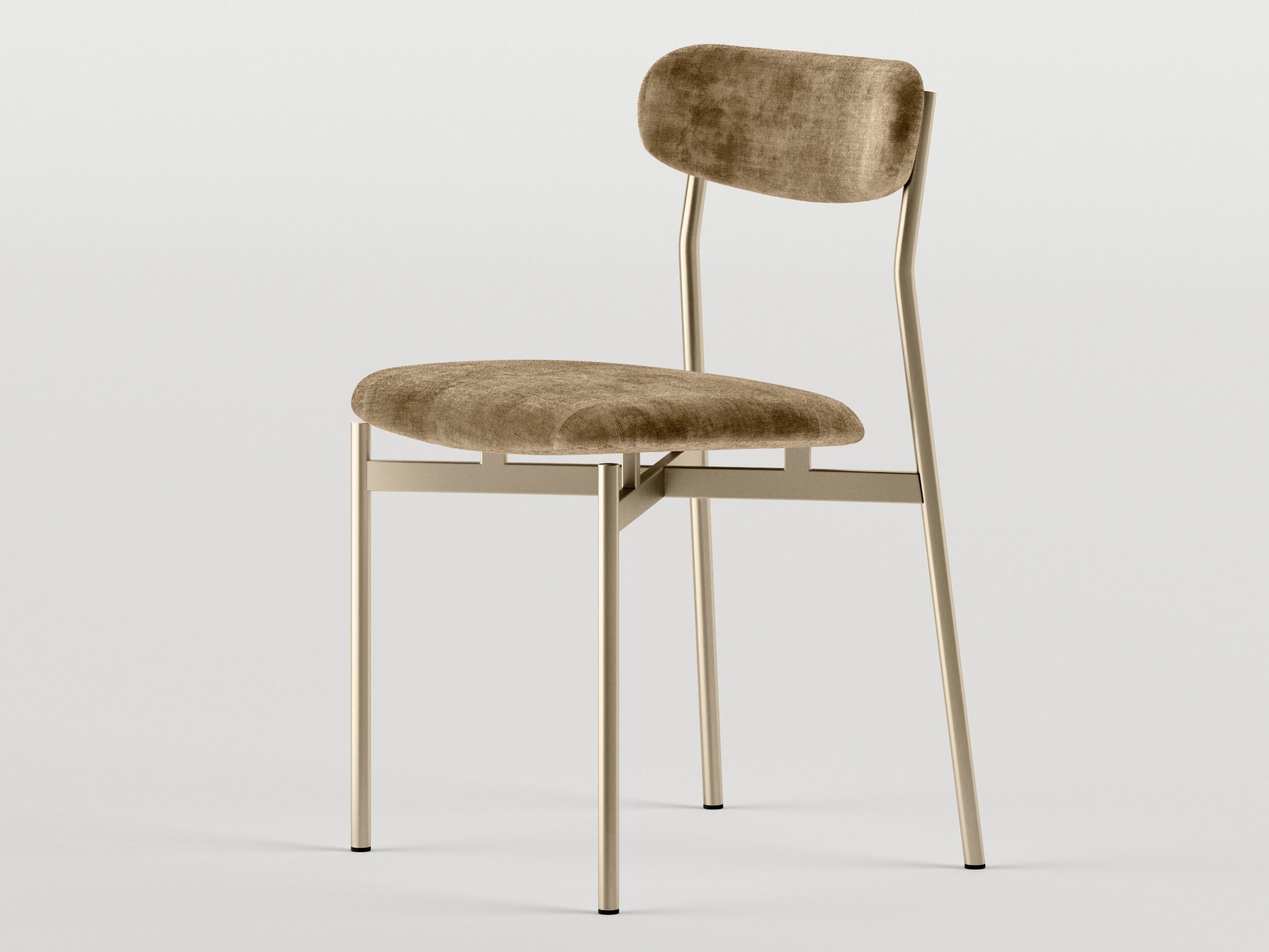 Мягкий стул из ткани Tonelli Design MIT ARCH-00123272