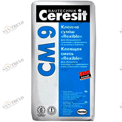 Клей для плитки для внутр. работ 25 кг СМ 9 CERESIT 14263/12808 254551