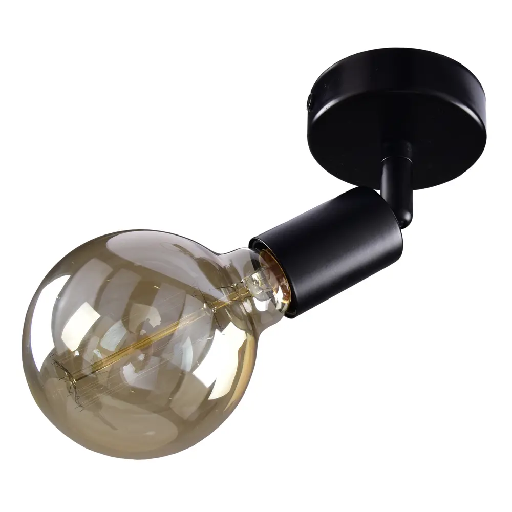 Светильник бра настенный Россвет Реал цвет черный STLM-2137288 - Вид №2