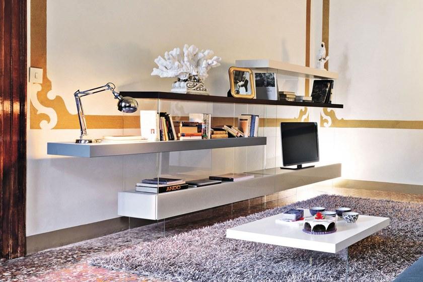 Lago Самонесущая стена из лакированного дерева и стекла Air sun-id-1381627 - Вид №5