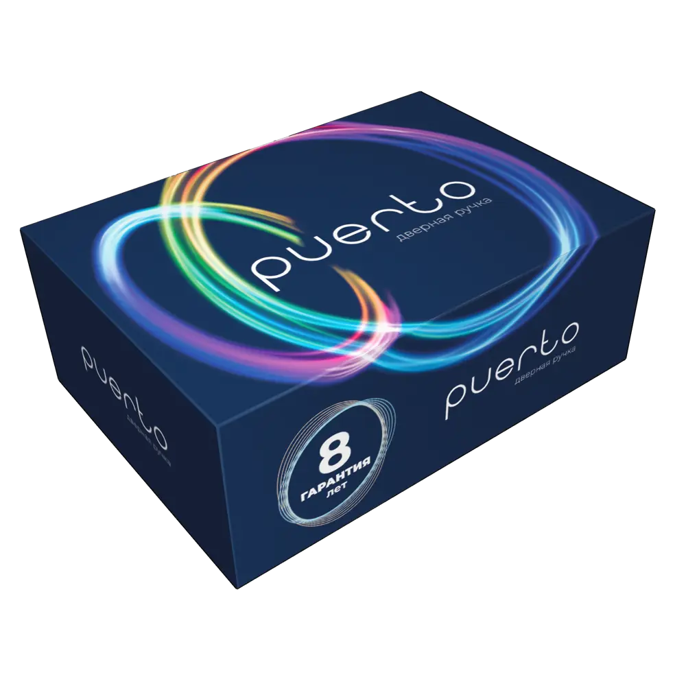 Дверные ручки Тирамису INAL 524-02 PW, без запирания, цвет жемчужный PUERTO STLM-2074126 - Вид №1