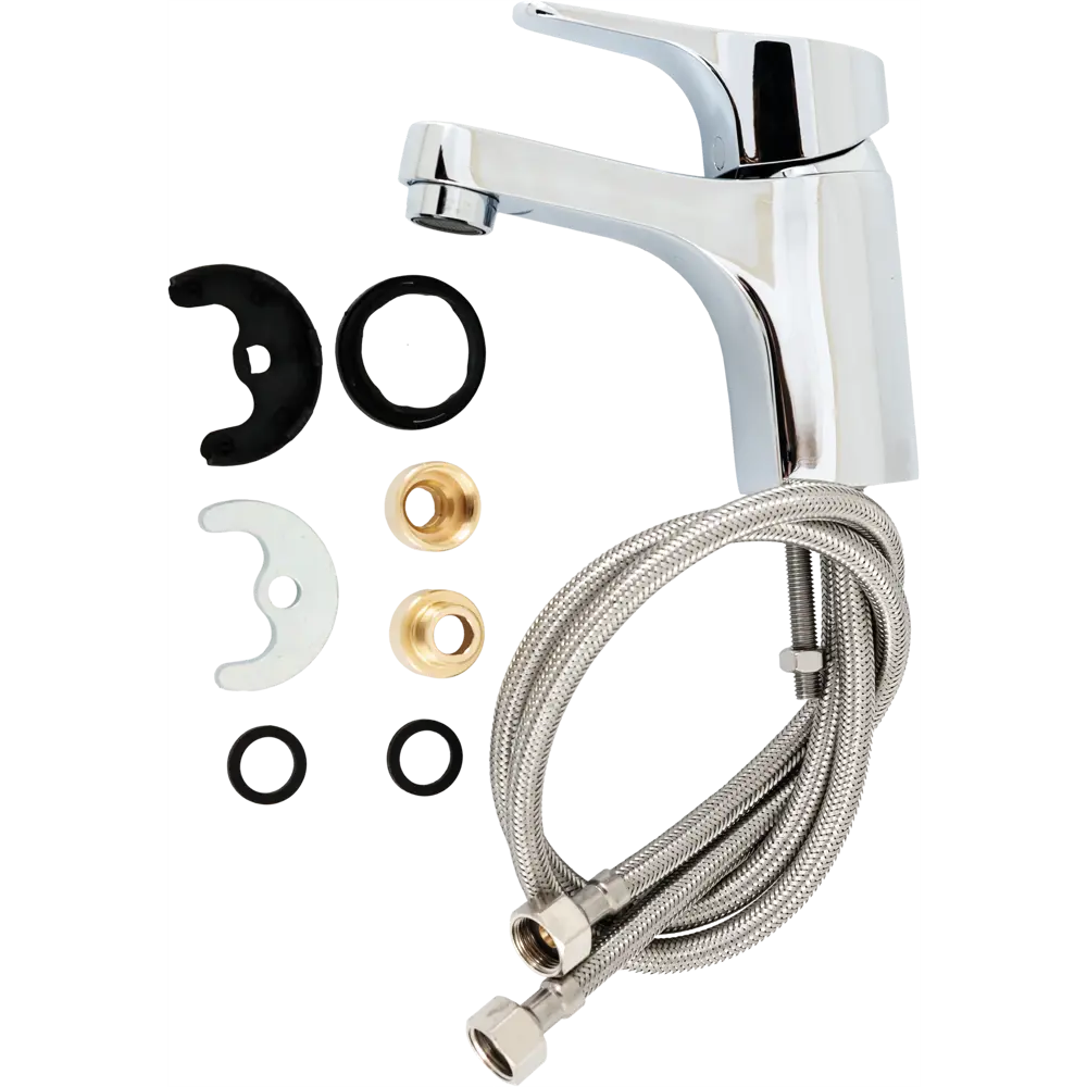 Смеситель для раковины Vidima Next однорычажный цвет хром STLM-2082247 - Вид №2