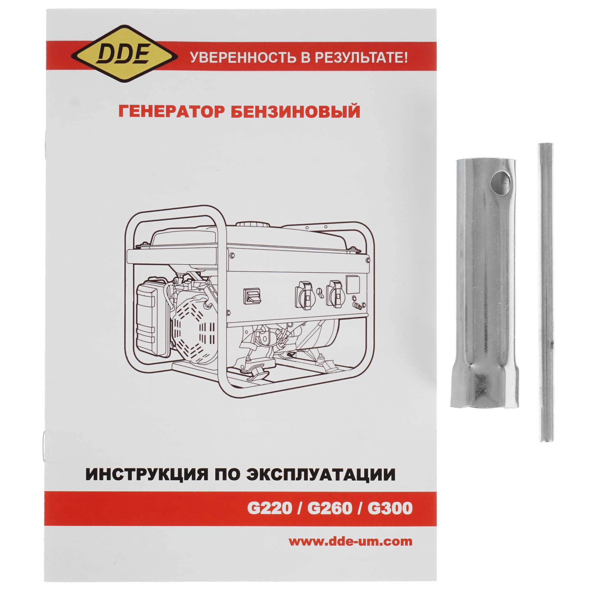 Электрогенератор   бензиновый DDE G300 8189543 STDN-0147446 - Вид №8