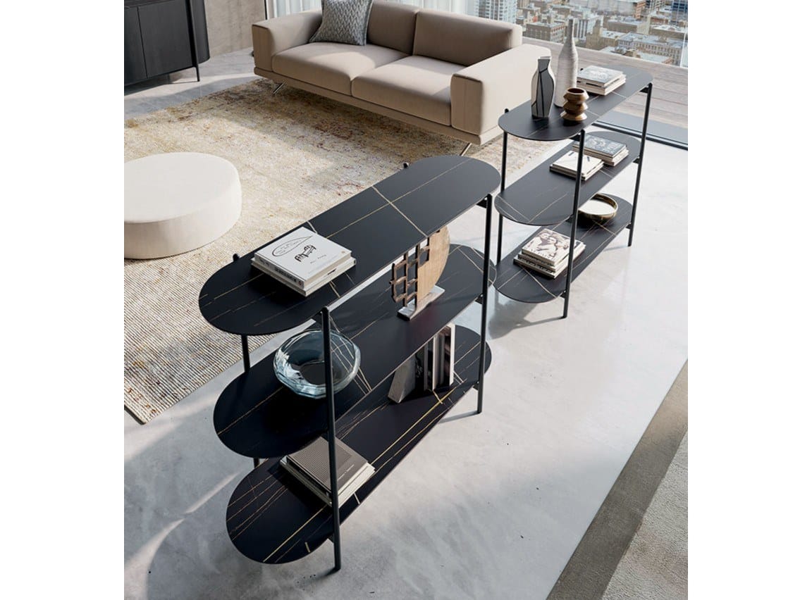 Отдельно стоящий книжный шкаф из керамогранита Dall'Agnese Supernova ARCH-00113324