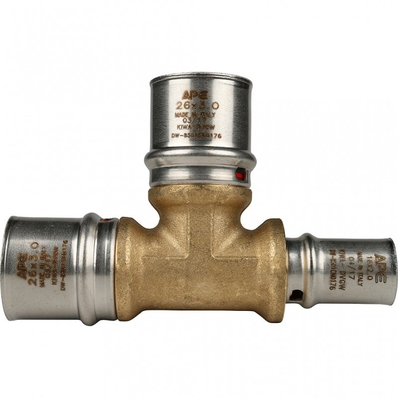 Тройник переходной STOUT 26х26х16 под пресс SFP0005262616 - Вид №2