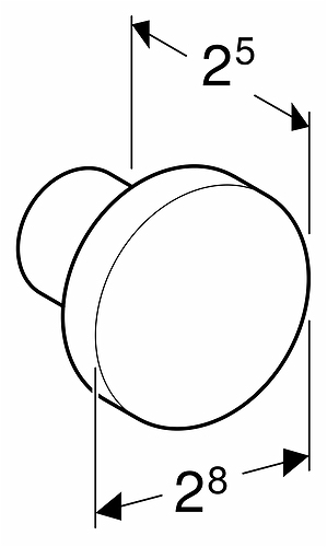 9399508001 Ручка IDO, нержавеющая сталь Elegant - Вид №4