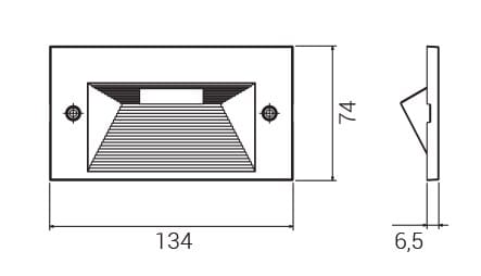 Настенный светодиодный маркер Goccia Illuminazione QUANTUM ARCH-00001596 - Вид №3