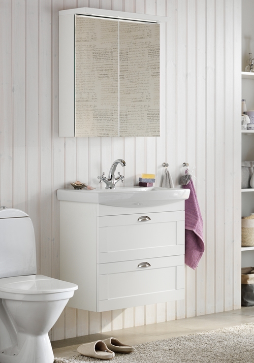 1751425 Life 700 M Шкаф Для Умывальника И Передняя Рама Ящика ... Hafa  Белый  - Вид №2