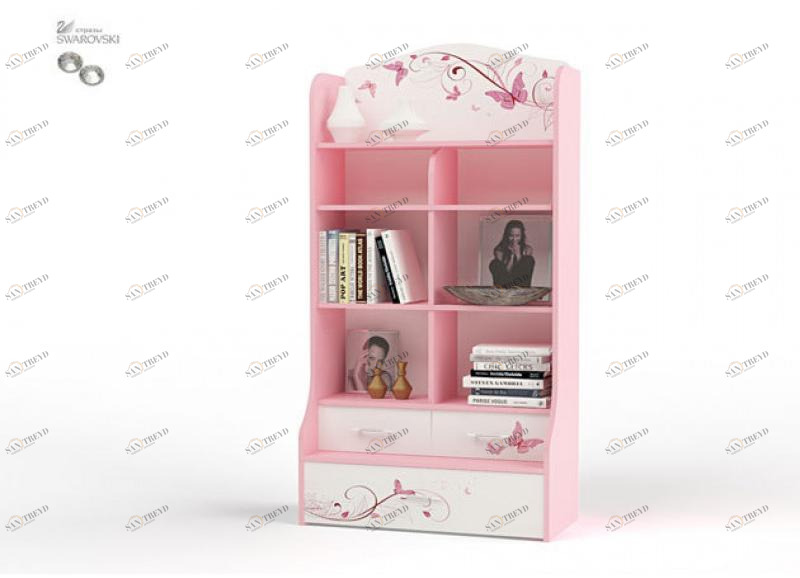 Стеллаж широкий ABC-KING Фея розовая 4631148296343