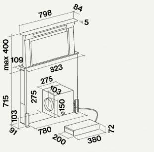 Falmec Съемный верхний колпак из нержавеющей стали Design+ sun-id-1376603 - Вид №11