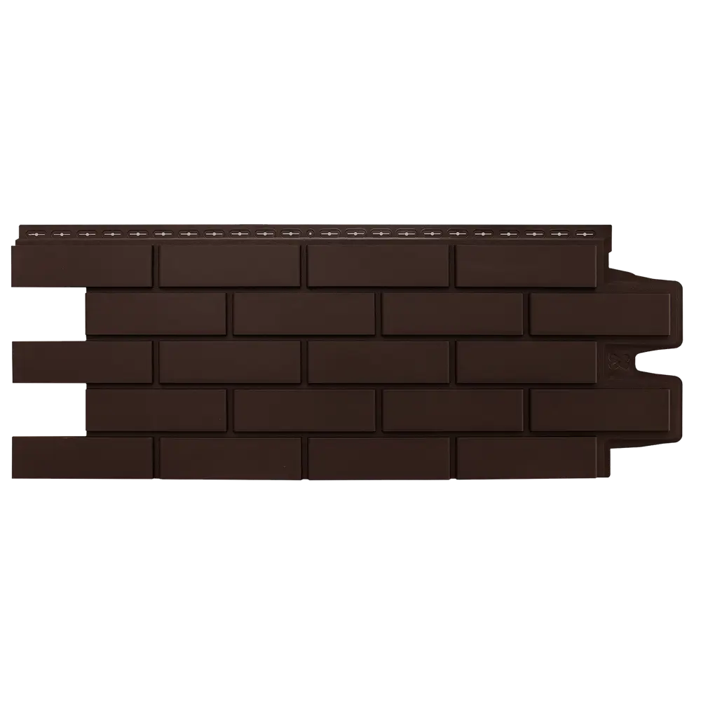 Фасадная панель Grand Line 417x1105 мм кирпич коричневый 0.38 м² STLM-2186429 - Вид №1