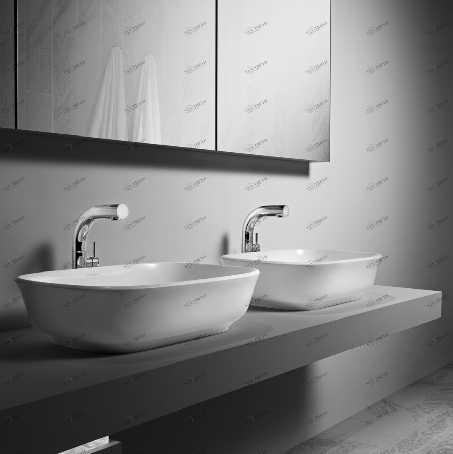 VBAMT60 Накладная раковина на столешницу  овальная Victoria + Albert 