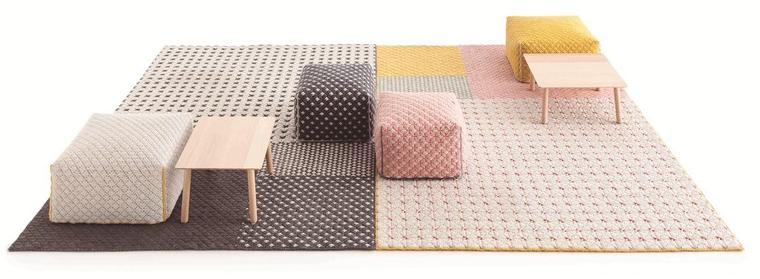 GAN Прямоугольный коврик ручной работы из ткани Silaï sun-id-1498932 - Вид №16