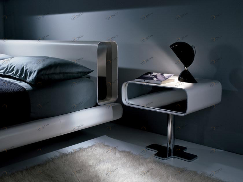 i 4 Mariani Прикроватная тумбочка из массива дерева с ящиками Tube sun-id-1434998