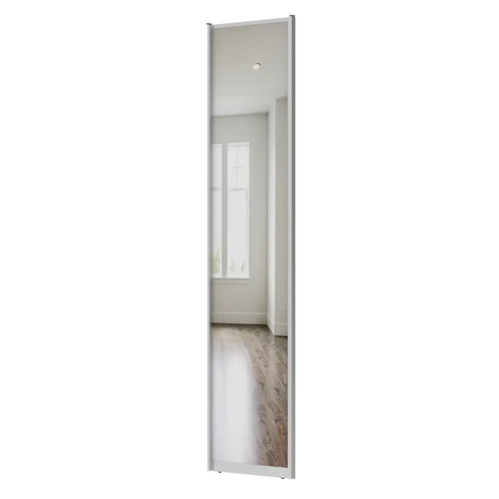 Дверь-купе KONSENSA 244.5x60.4 см с зеркалом профиль матовое серебро STLM-2045183 - Вид №2