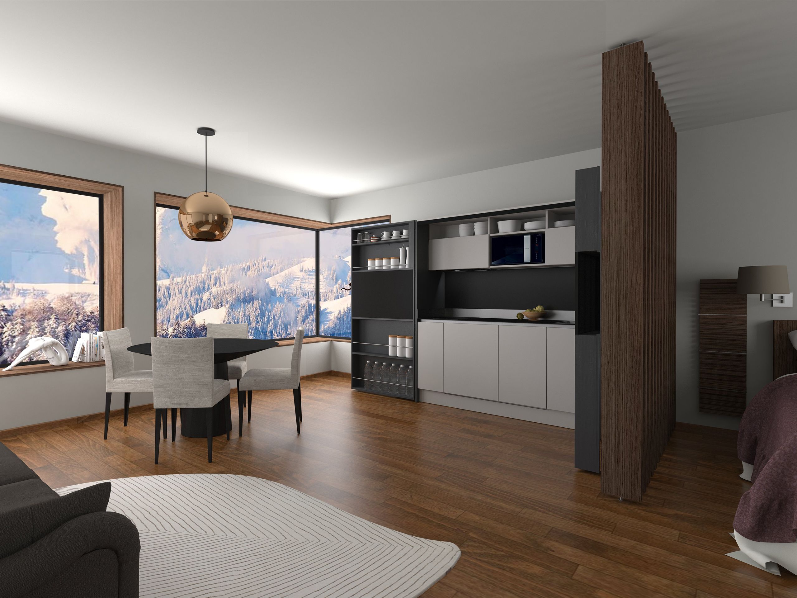 Мини-кухня Dizzconcept Pop-up kitchen Pia ARCH-00011443 - Вид №1