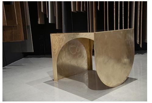 TrackDesign Прямоугольный журнальный столик из латуни  Itt07108  - Вид №8