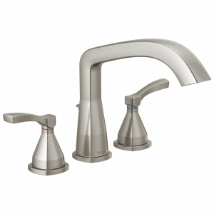 T2776-SS Отделка римской ванны с тремя отверстиями Delta Faucet Stryke Нержавеющая сталь