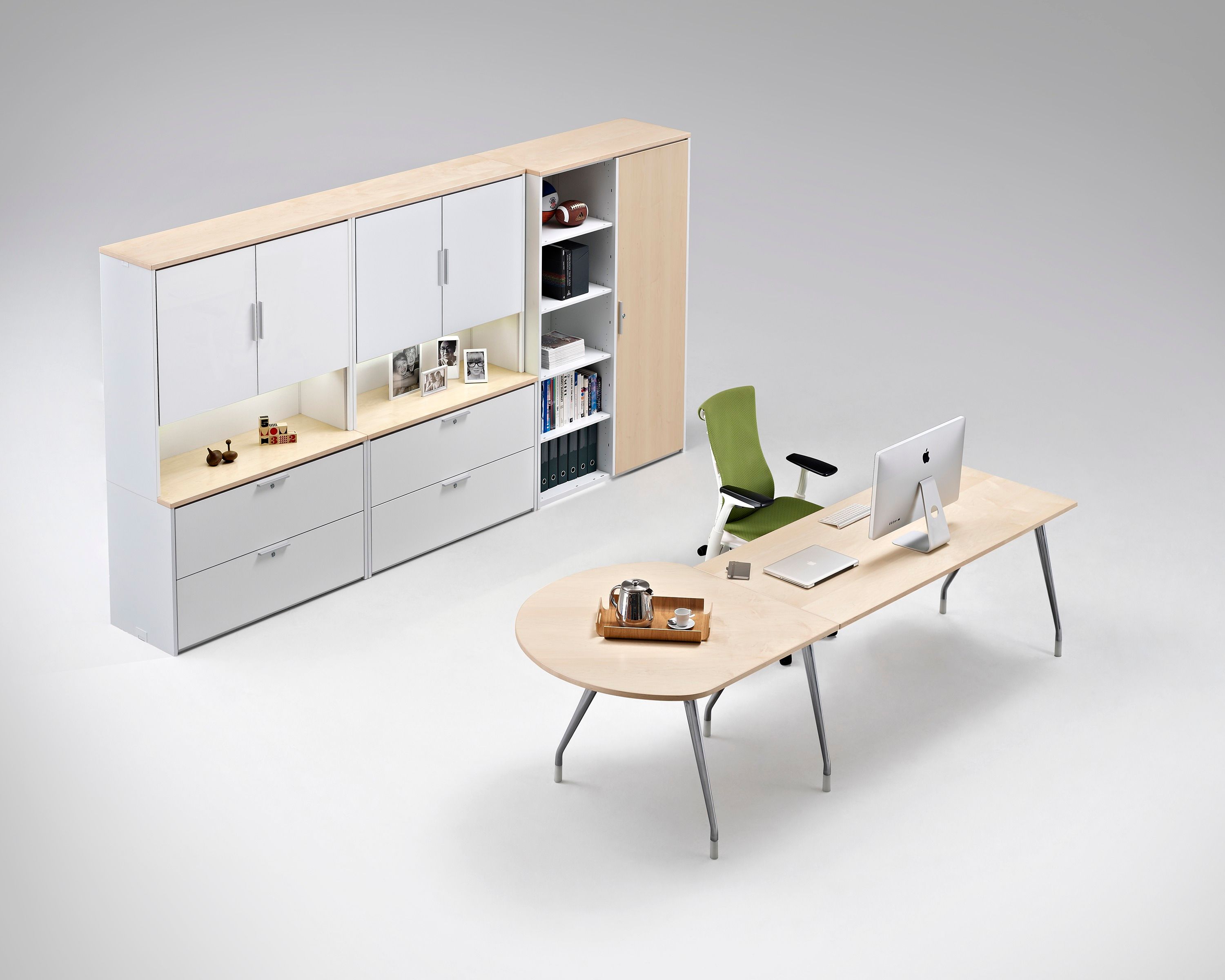 Эргономичный поворотный офисный стул с колесами Herman Miller EMBODY ARCH-00071256 - Вид №9