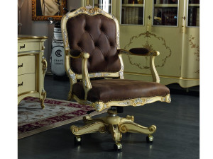 5-спицевое вращающееся офисное кресло с колесами