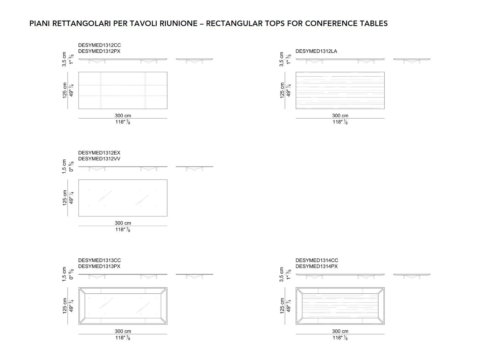 Прямоугольный стол для совещаний i 4 Mariani De_Symetria ARCH-00052258 - Вид №5