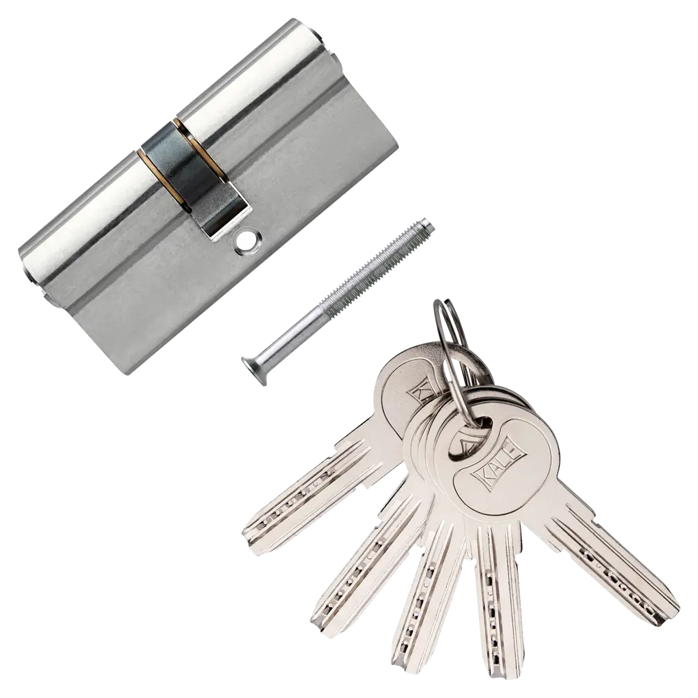 Цилиндр Kale 164SN-70-NI, ключ/ключ, цвет никель 82394560 STLM-2186992  - Вид №1