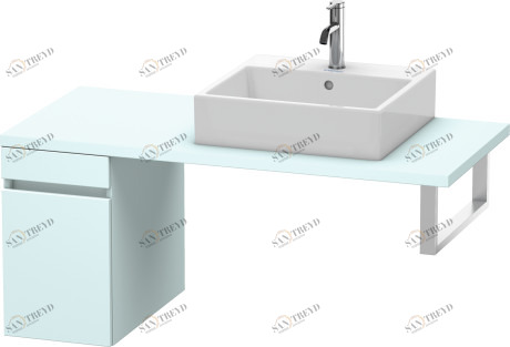 DS533000909 DuraStyle Шкафчик для консоли Светло-голубой матовый декор Duravit