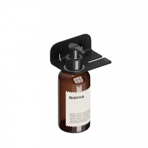 185405 Диспенсер с крючком 10 см цвет Черный/Коричневый Sonia QUICK Испания
