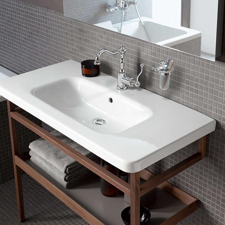 Paini Duomo 88CR2502SKM смеситель для раковины с донным клапаном - Вид №1