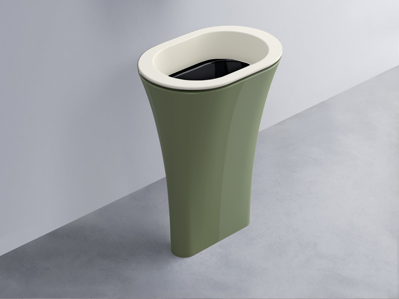 AMLA65-TL+AMPILO-N+AMCOLO-AG Раковина Amedeo Ovale отдельностоящая cielo Enjoy + Amedeo Ceramica Cielo