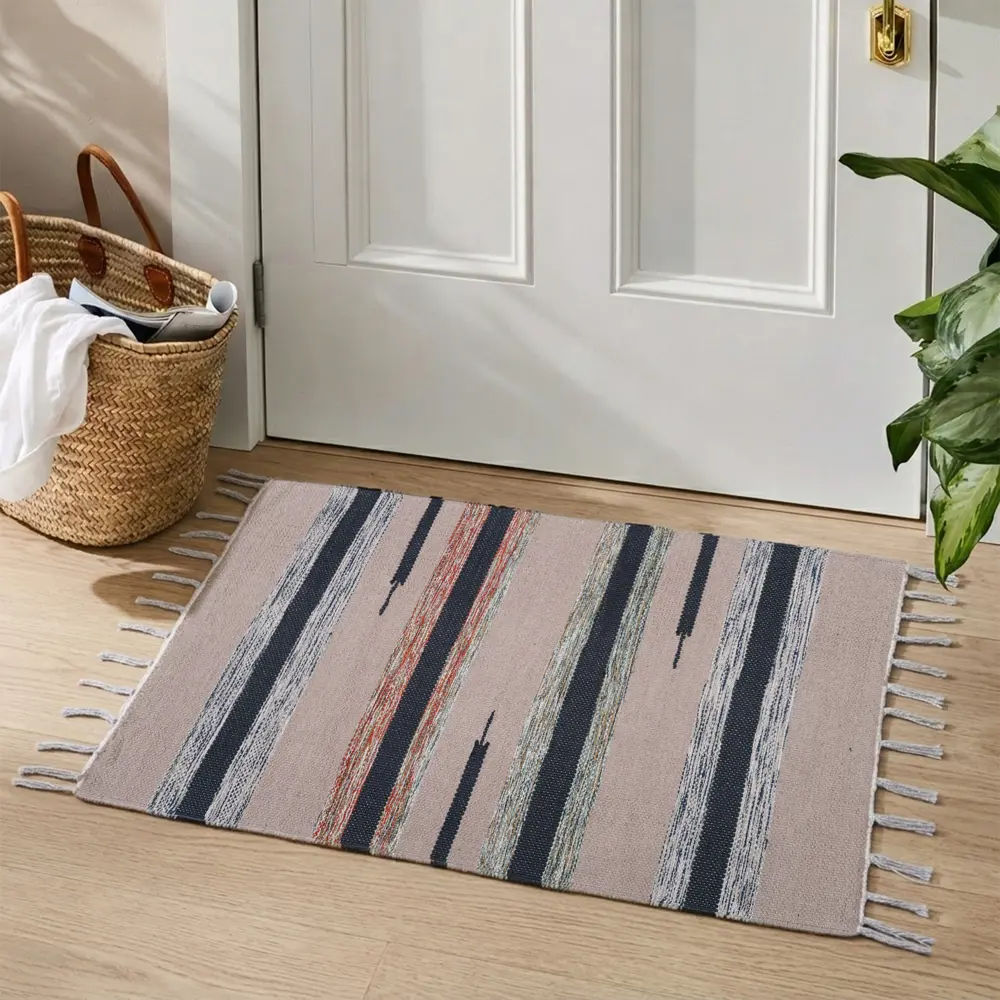 Коврик декоративный KREAFORTA Mysore 50x80 см хлопок разноцветный STLM-2121843