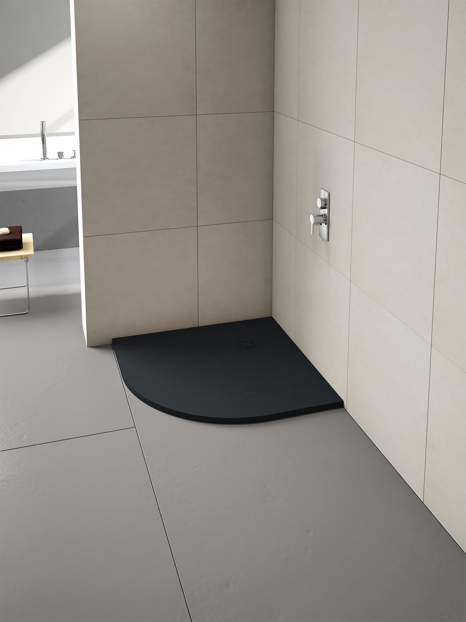 Душевой поддон T90QB Merlyn Truestone - Вид №1