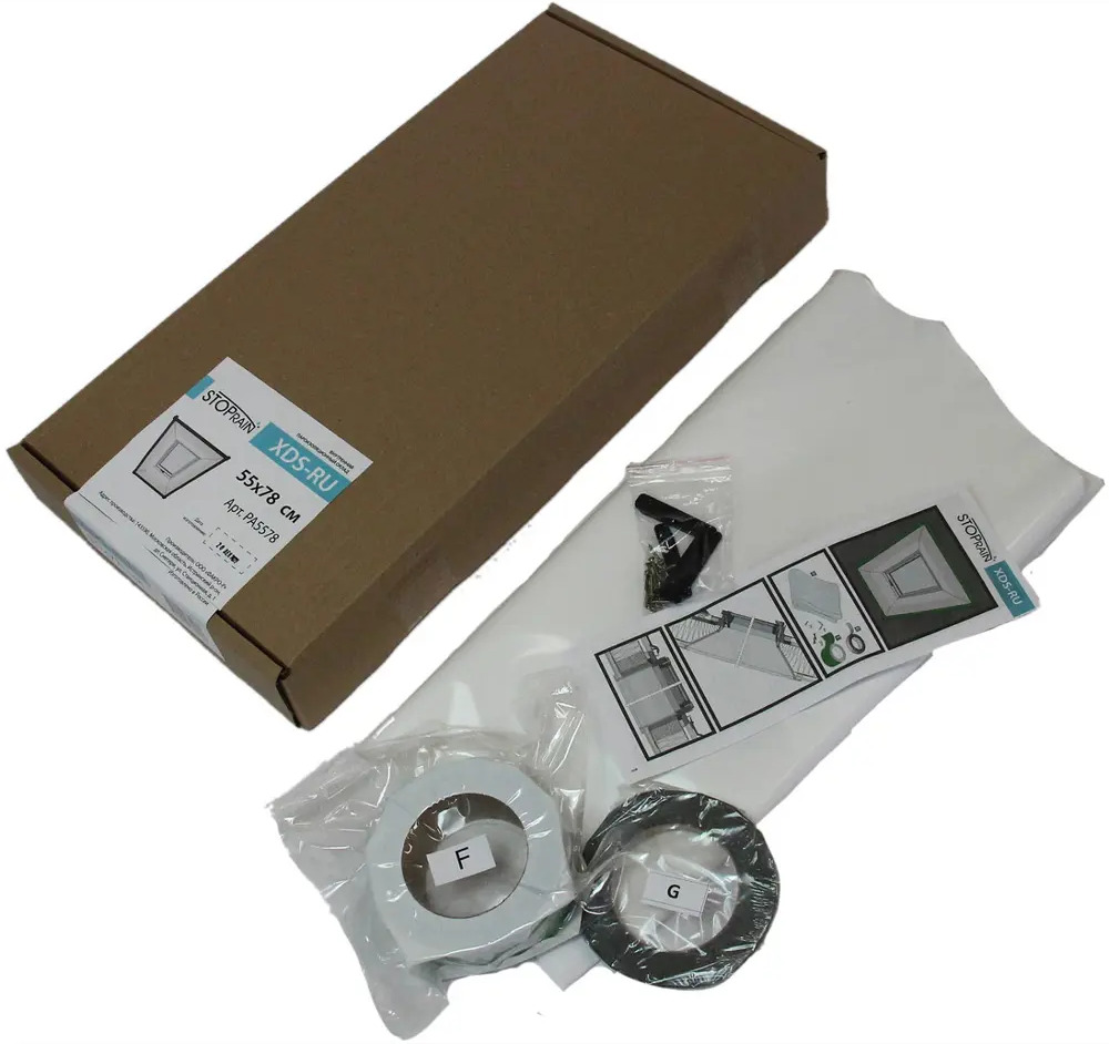 87506755 Оклад для окна пароизоляционный XDS-RU 78x140 см внутренний белый STLM-0894820