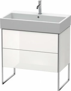 XS447502222 XSquare Тумбочка напольная Белый глянцевый декор