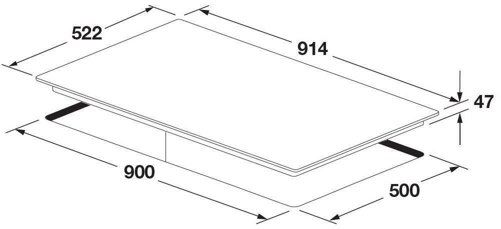 Fulgor Milano Индукционная варочная панель с верхним сливом sun-id-1456415 - Вид №1