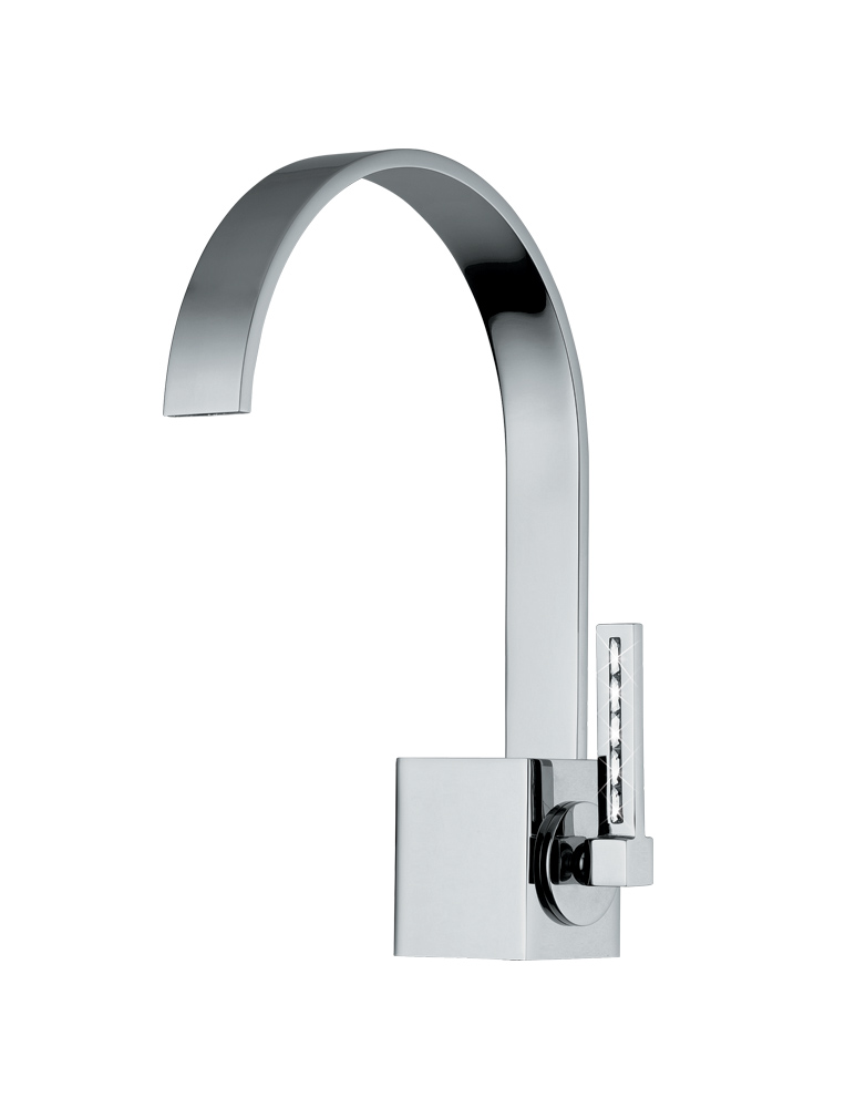 3305 Bellosta Rubinetterie СМЕСИТЕЛЬ ДЛЯ УМЫВАЛЬНИКА С ОДНОМЕРНЫМ ОТВЕРСТИЕМ C / SWAROVSKI 