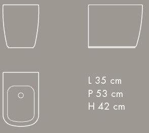 Биде напольное Semplice Nic sun-id-1415830 - Вид №3